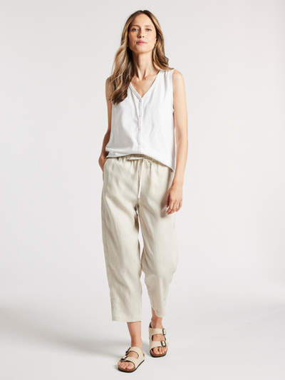 Yarra Trail Sylvie Pants Stone Front