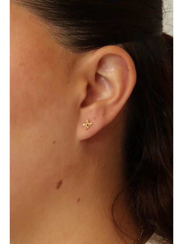 Zafino Amelia Stud Earrings Gold