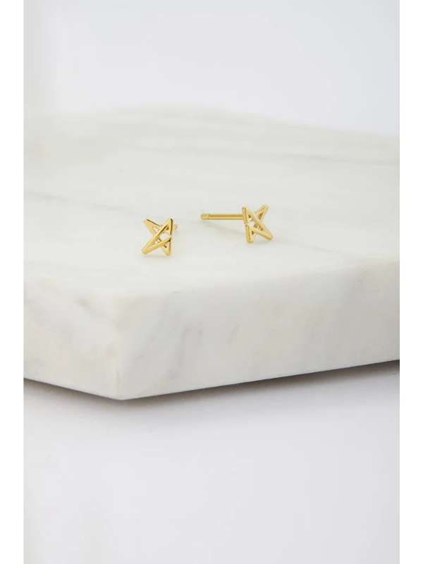 Zafino Amelia Stud Earrings Gold