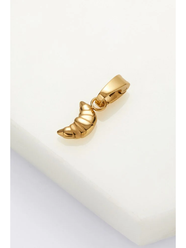 Zafino Croissant Charm Gold