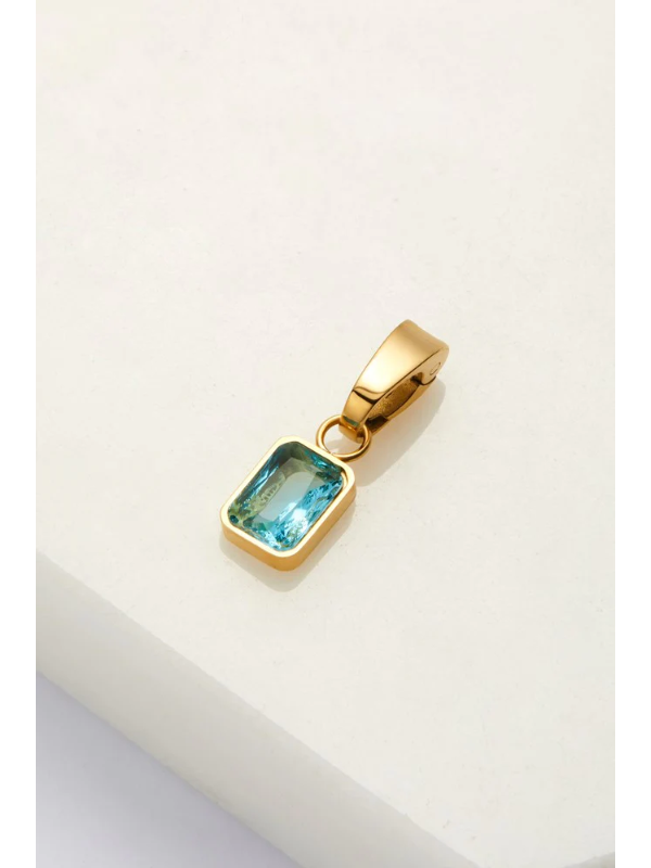 Zafino Crystal Charm Blue & Gold