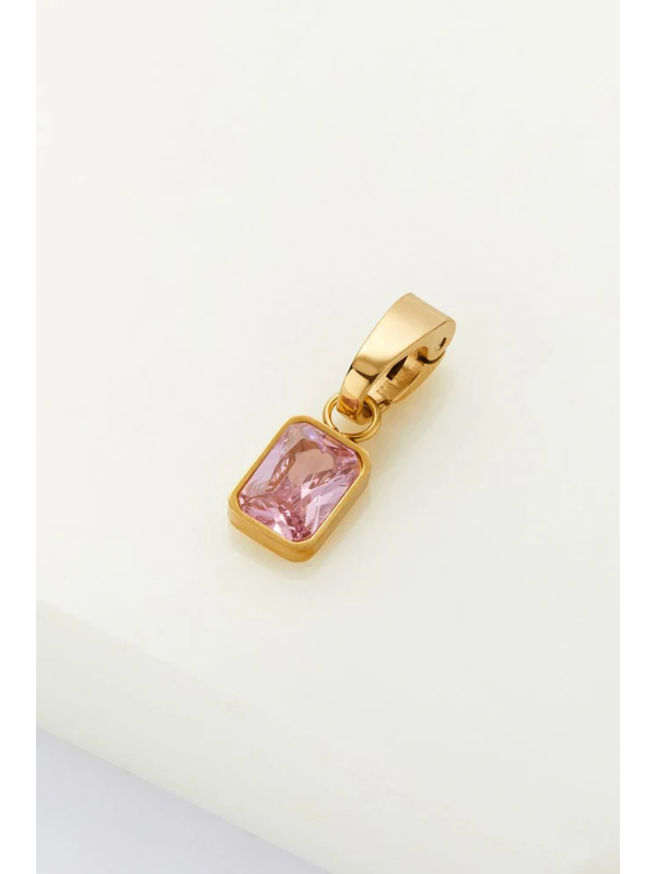 Zafino Crystal Charm Pink & Gold