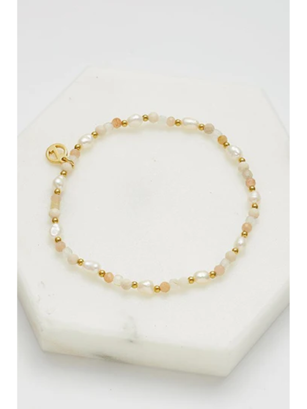 Zafino Harlow Bracelet Blush & Gold