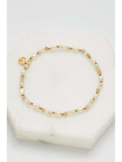 Zafino Harlow Bracelet Blush & Gold