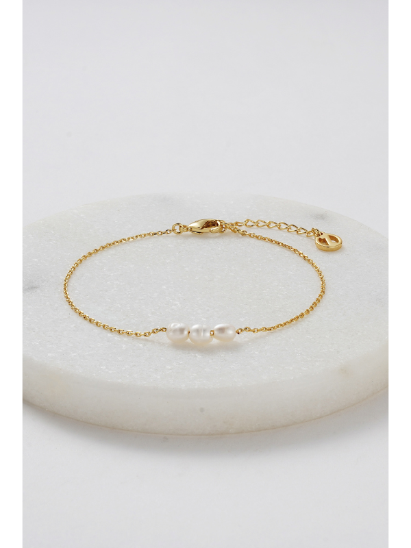 Zafino Mini Pearl Bracelet Gold