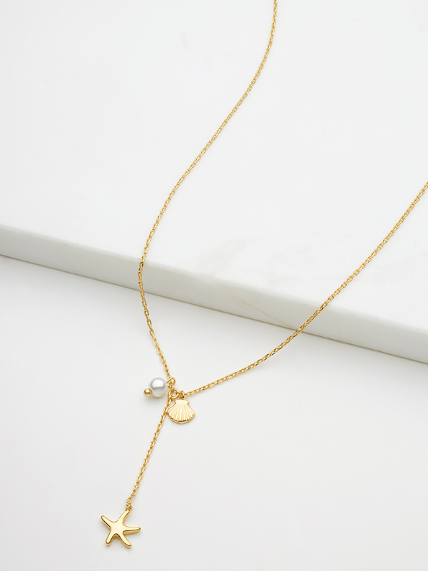 Zafino Mini Starfish Necklace Gold