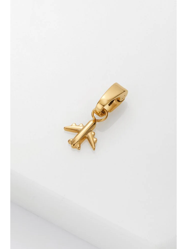 Zafino Plane Charm Gold