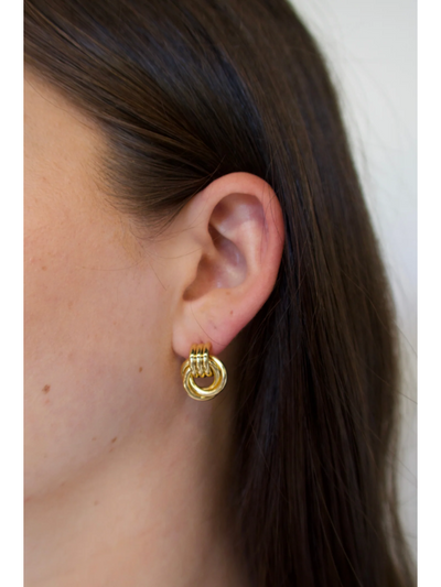 Zafino Poppy Earrings Gold