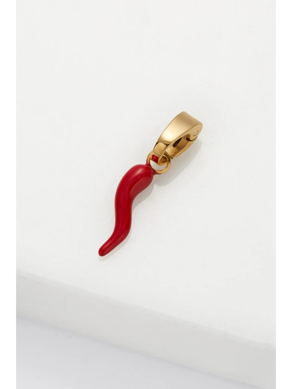 Zafino Red Chilli Charm Gold