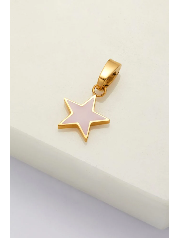 Zafino Star Charm Pink & Gold