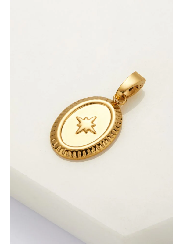 Zafino Star Pendant Charm Gold