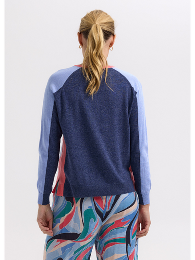 Zaket & Plover Baseball Jumper Powder Back