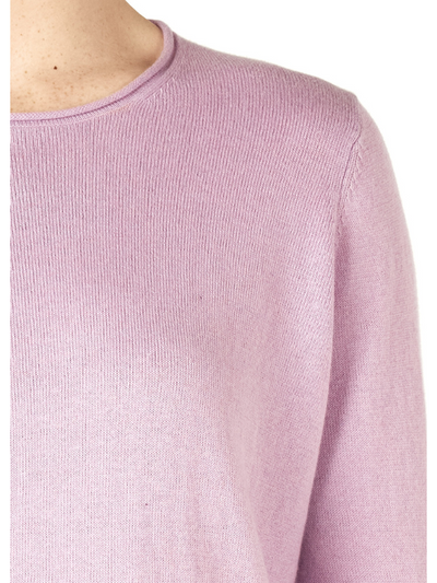 Zaket & Plover Essential Crew Lilac Detail