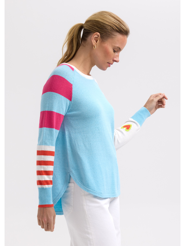 Zaket & Plover My Happy Jumper Aqua Side