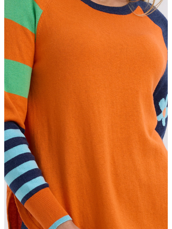 Zaket & Plover My Happy Jumper Cumquat Detail