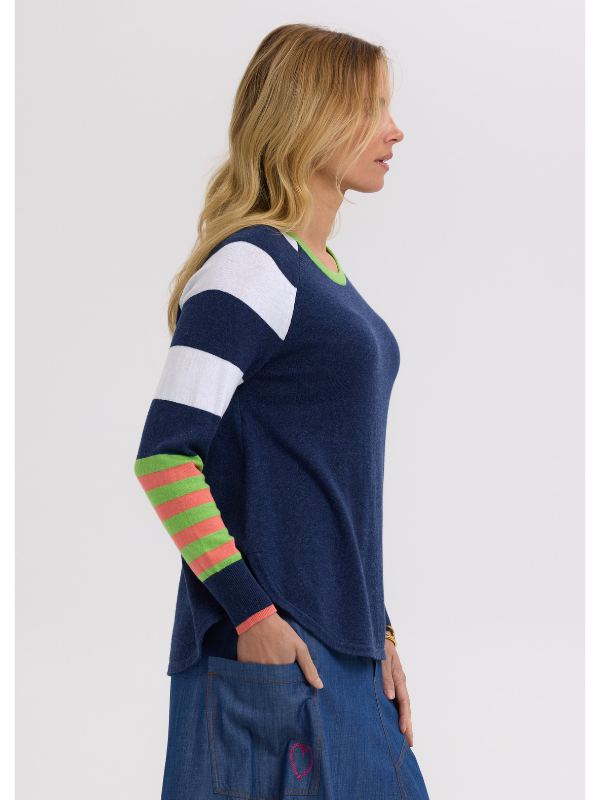 Zaket & Plover My Happy Jumper Demin Side