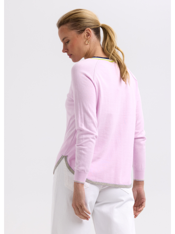 Zaket & Plover Rounded Bottom V Lilac Back