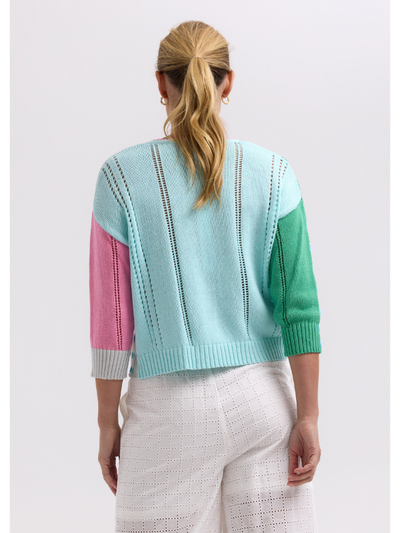 Zaket & Plover Thread Detail Cardi Apple Back