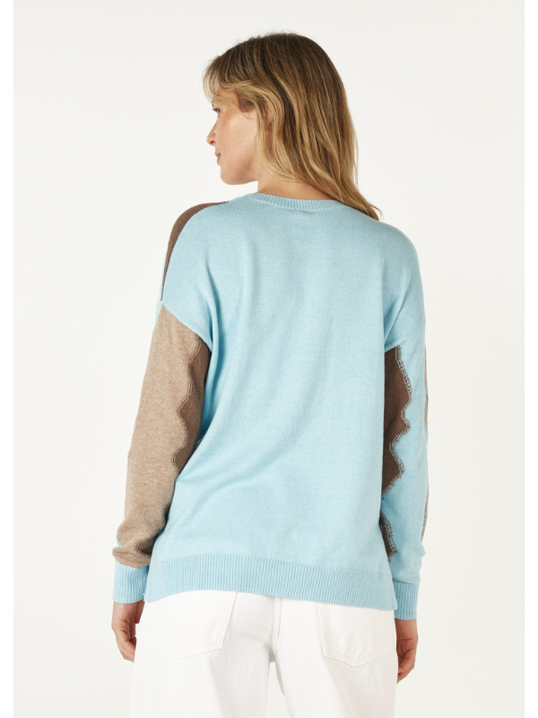 Zaket & Plover Valley Girl Jumper Aqua  Back