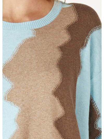 Zaket & Plover Valley Girl Jumper Aqua  Detail