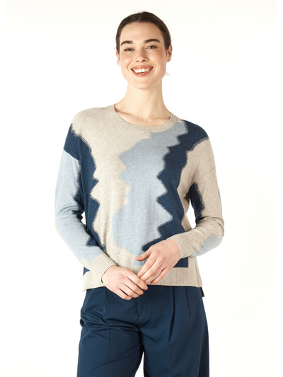 Zaket & Plover Valley Girl Jumper Marl Front