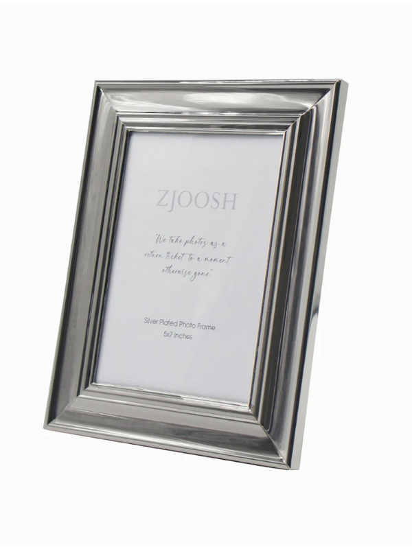 Zjoosh Bomley Photo Frame Silver Plated 5x7