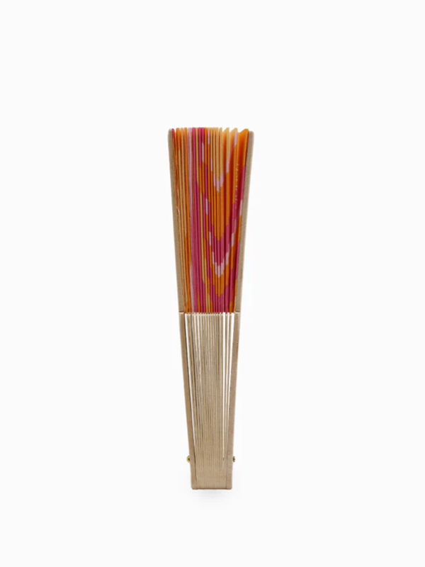 Zjoosh Hand Fan Orange and Pink