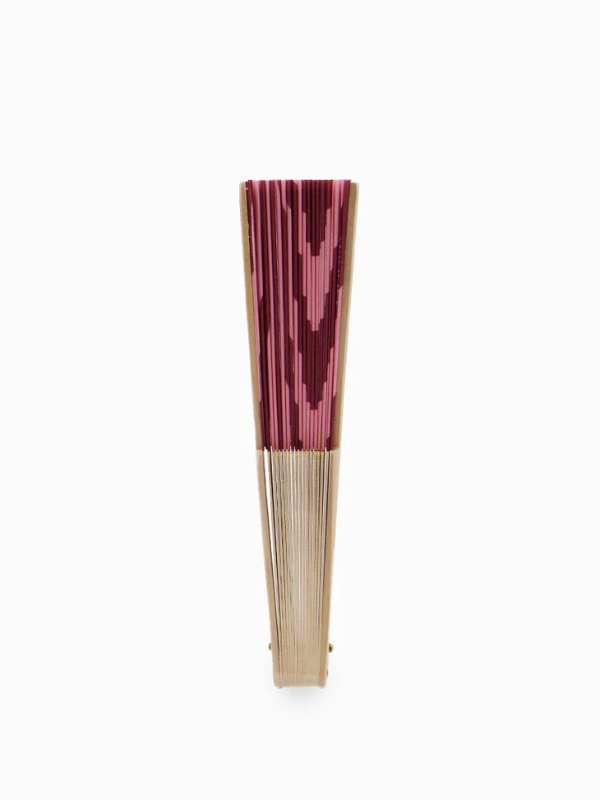 Zjoosh Hand Fan Pink and Burgundy