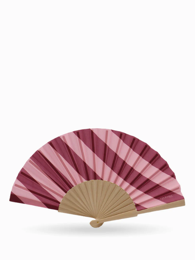 Zjoosh Hand Fan Pink and Burgundy