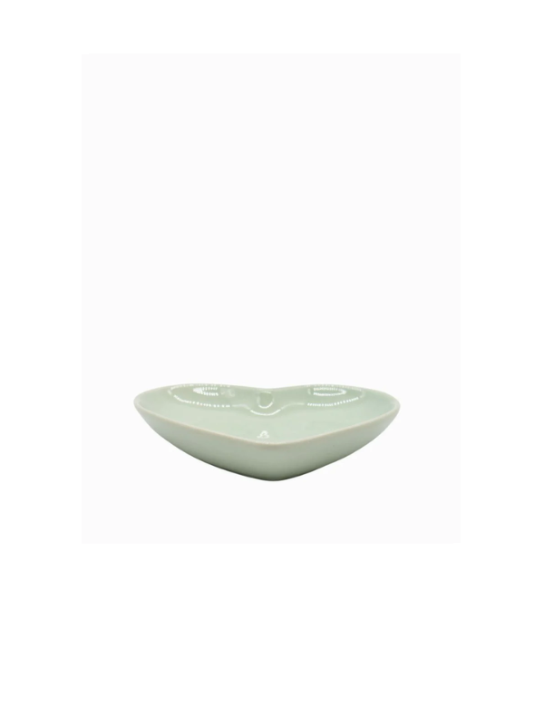 Zjoosh Heart Plate Mint (flat)