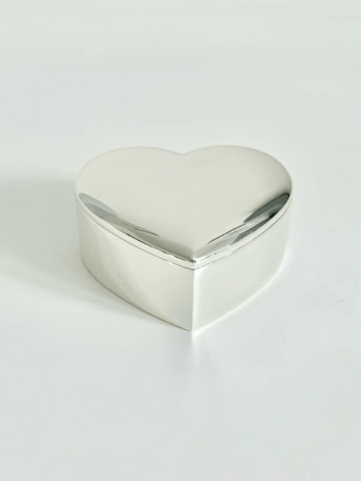 Zjoosh Heart Trinket Box Silver Plated