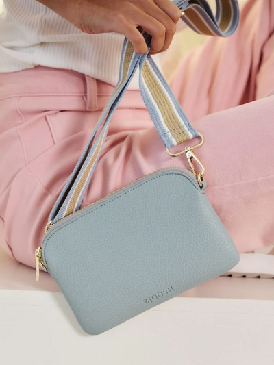 Zjoosh Missy Hugo Cross Body Bag Dusty Blue