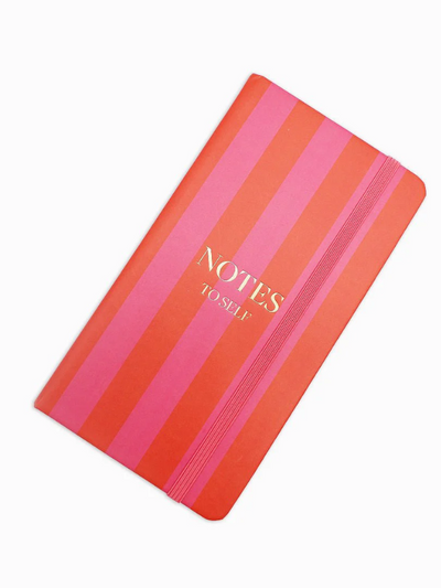 Zjoosh Paige Journal Pink & Red Stripe