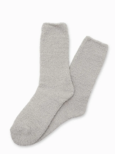 Zjoosh Plush Bed Socks Grey