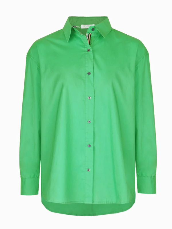 Zjoosh Pop Shirt Green Flat Lay