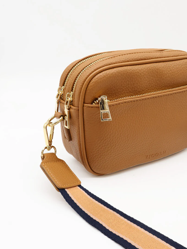 Zjoosh Ruby London Cross Body Bag Tan