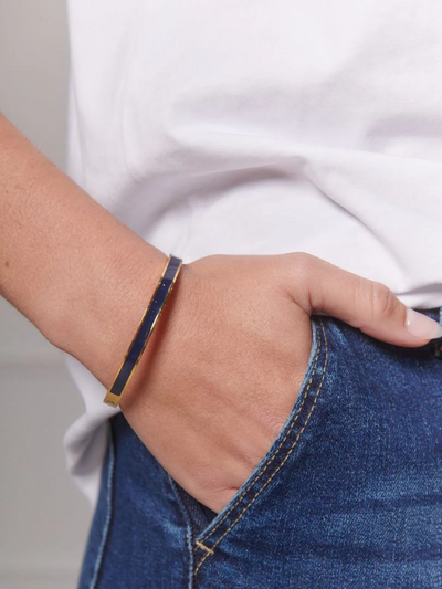 Zjoosh Skinny Bracelet Navy