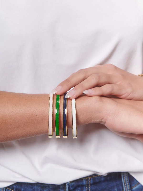 Zjoosh Skinny Bracelet White