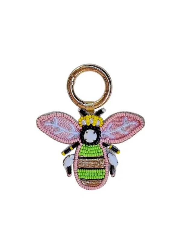 Zoda Accessories Bee Beaded Key Ring